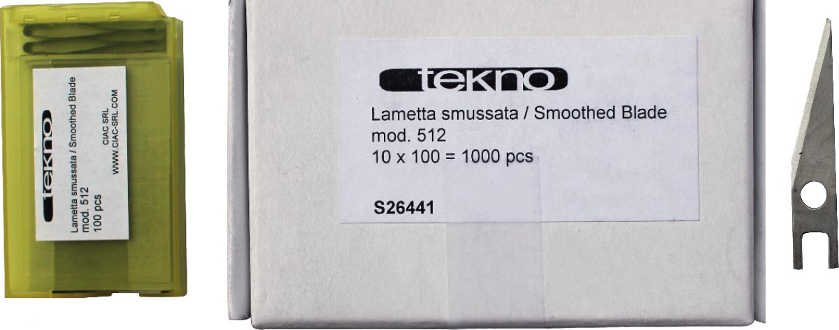Lamette Tekno per coltello Mozart 2515=5f